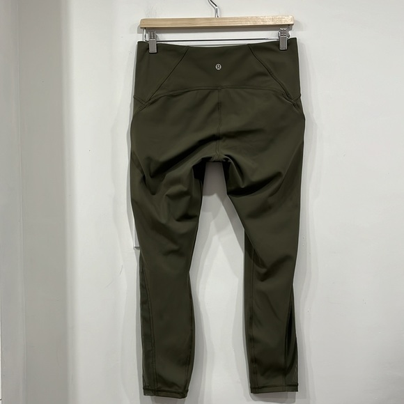 Lululemon Train Times 7/8 Pant 25”Dark Olive Size 10 - Picture 13 of 16